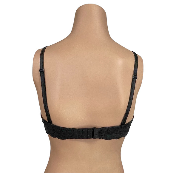 Victoria's Secret Dream Angels Multiway Demi Bra 32B Black Strapless Underwire - Picture 3 of 8